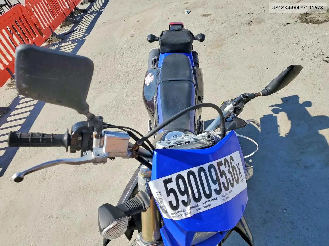 2023 Suzuki Dr-Z400 Sm VIN: JS1SK44A4P7101678 Lot: 59009536