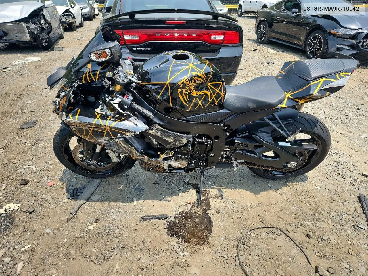 2024 Suzuki Gsx-R750 VIN: JS1GR7MA9R7100421 Lot: 61347196