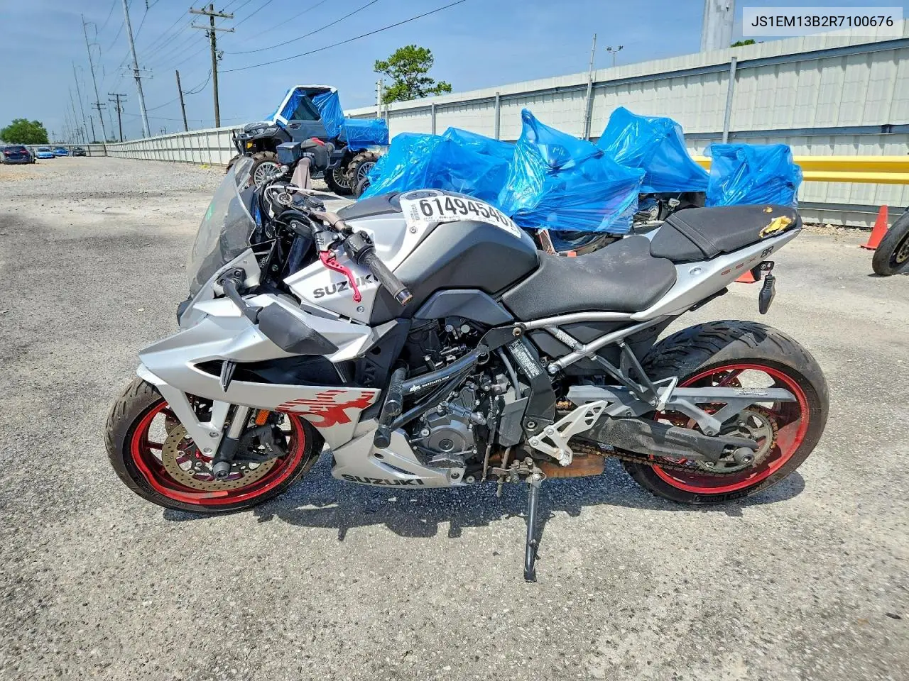 2024 Suzuki Gsx800 F VIN: JS1EM13B2R7100676 Lot: 61494546