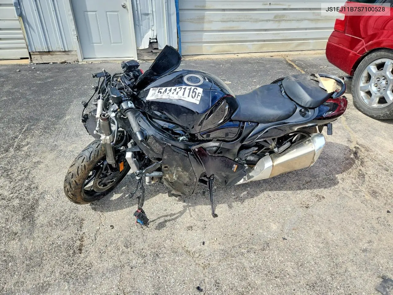 2025 Suzuki Gsx1300 Rr VIN: JS1EJ11B7S7100528 Lot: 54117116