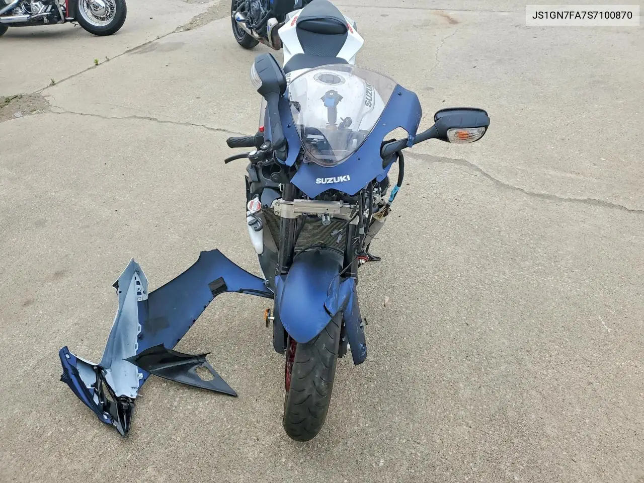 2025 Suzuki Gsx-R600 VIN: JS1GN7FA7S7100870 Lot: 58190976