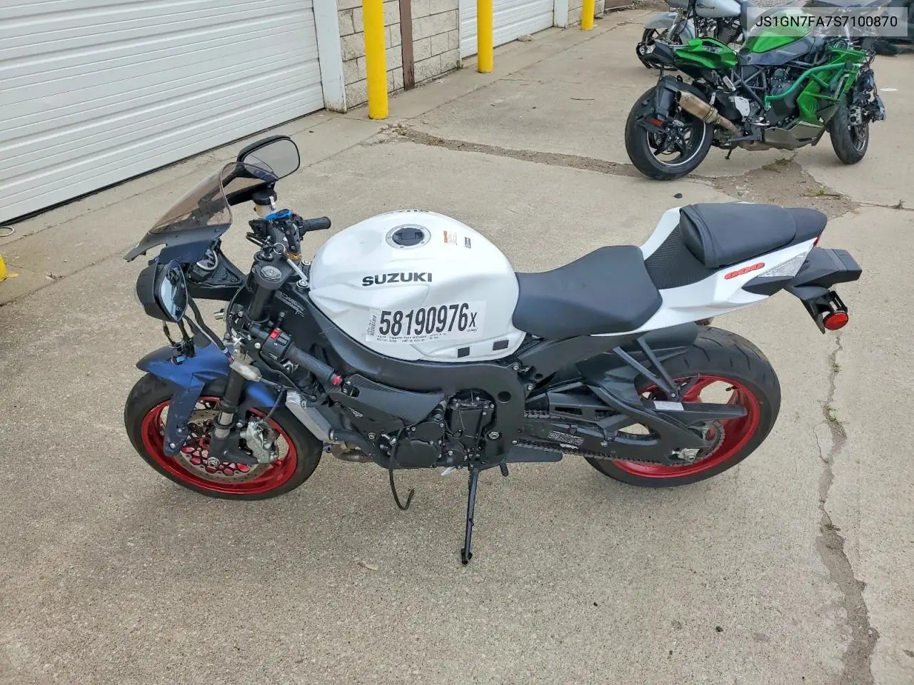 2025 Suzuki Gsx-R600 VIN: JS1GN7FA7S7100870 Lot: 58190976