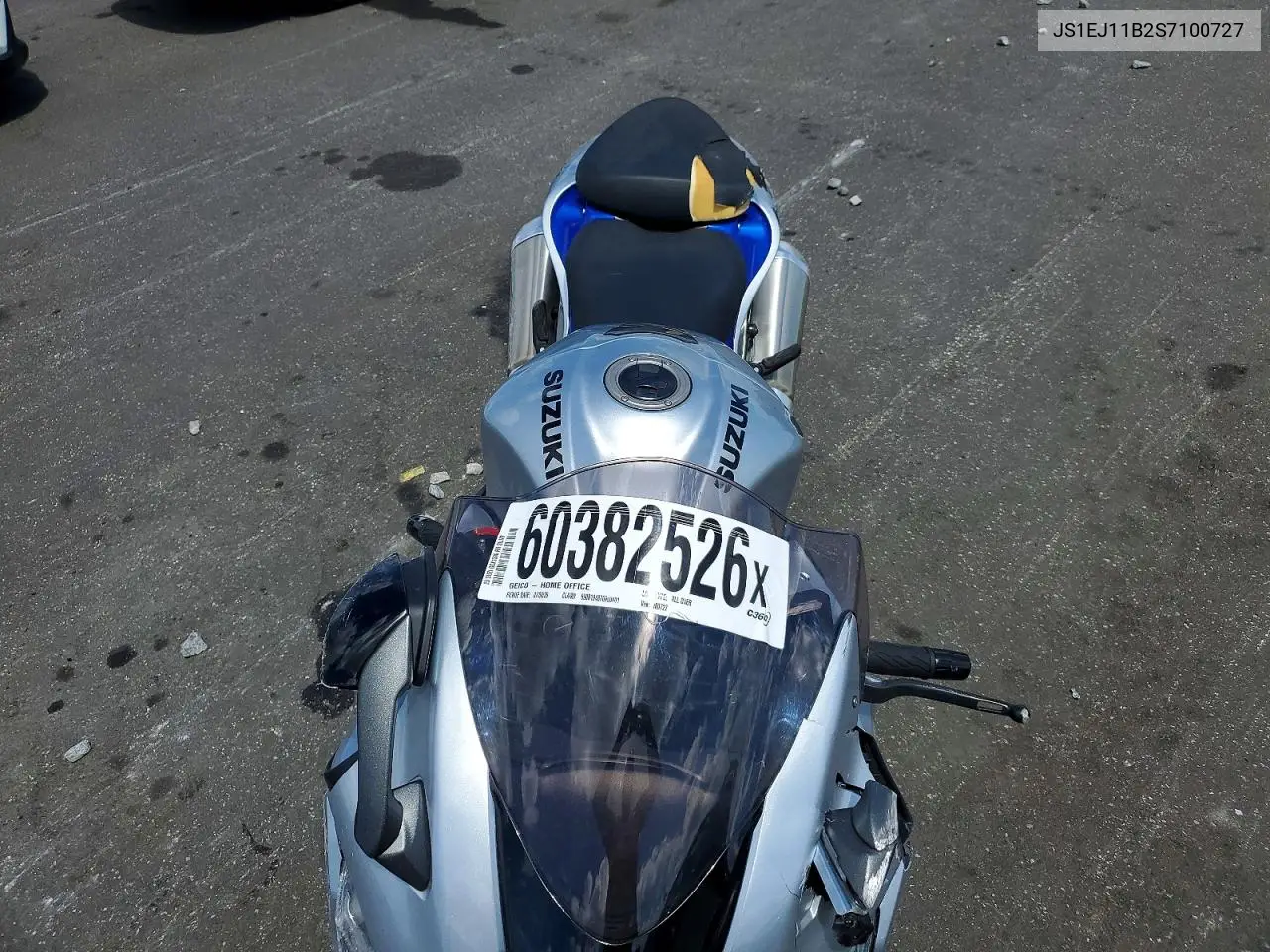2025 Suzuki Gsx1300 Rr VIN: JS1EJ11B2S7100727 Lot: 60382526