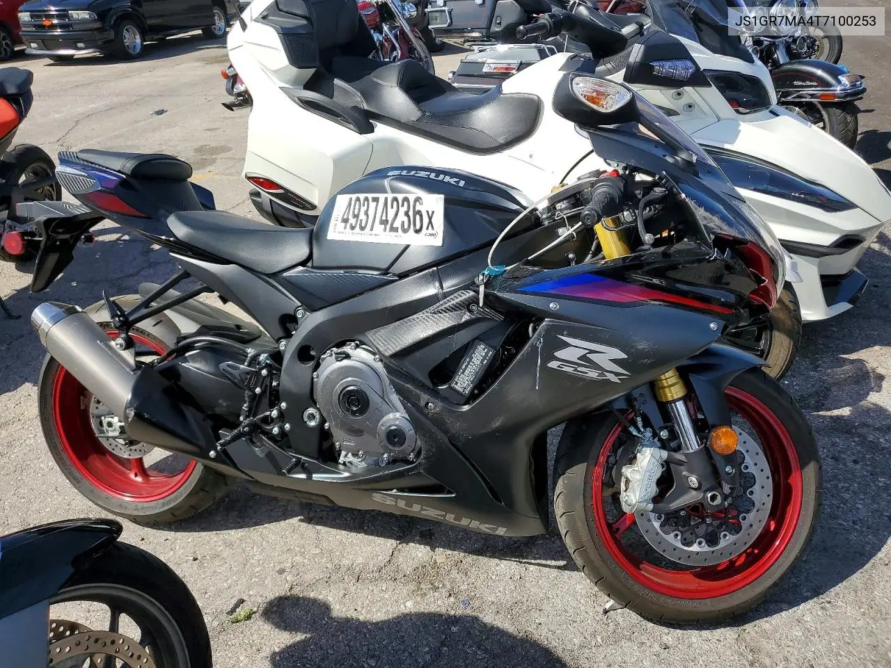 2026 Suzuki Gsx-R750 VIN: JS1GR7MA4T7100253 Lot: 49374236