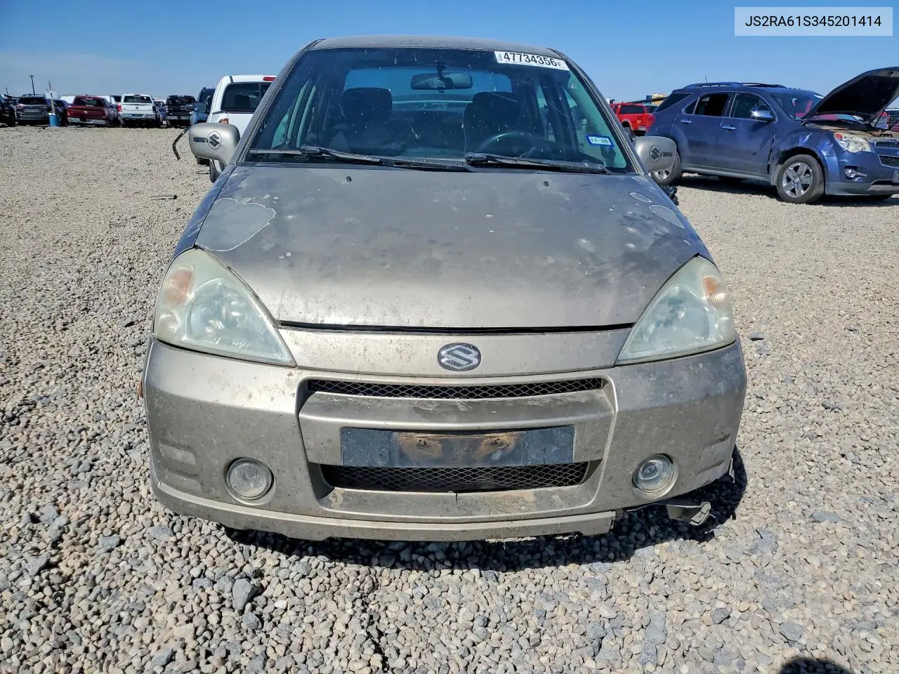 2004 Suzuki Aerio S VIN: JS2RA61S345201414 Lot: 51102676