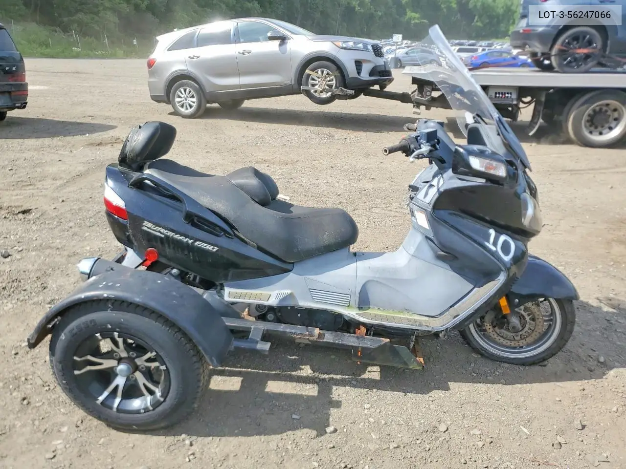2009 Suzuki Burgman VIN: LOT-3-56247066 Lot: 56247066