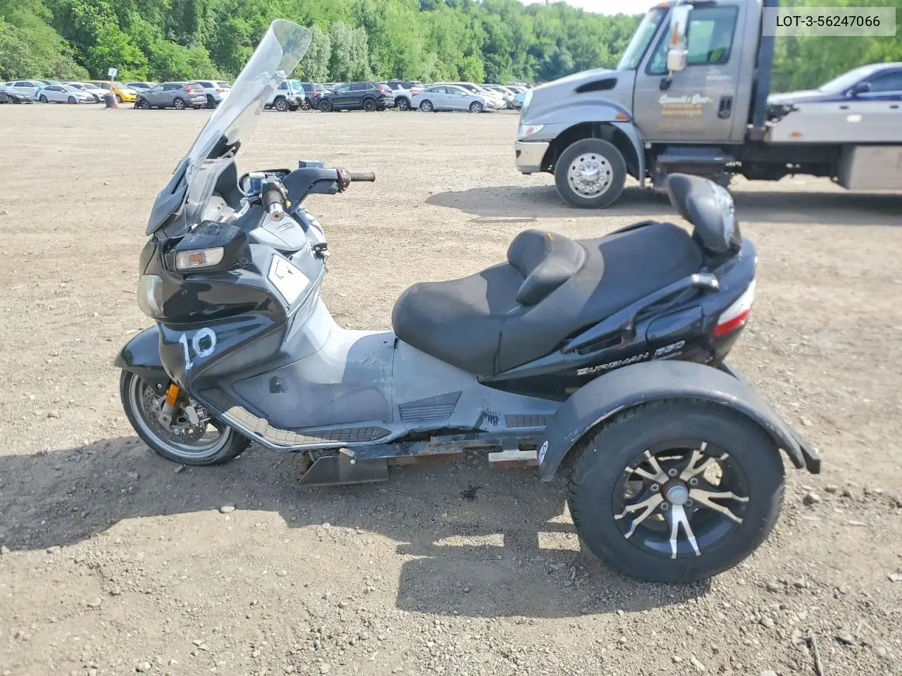 2009 Suzuki Burgman VIN: LOT-3-56247066 Lot: 56247066
