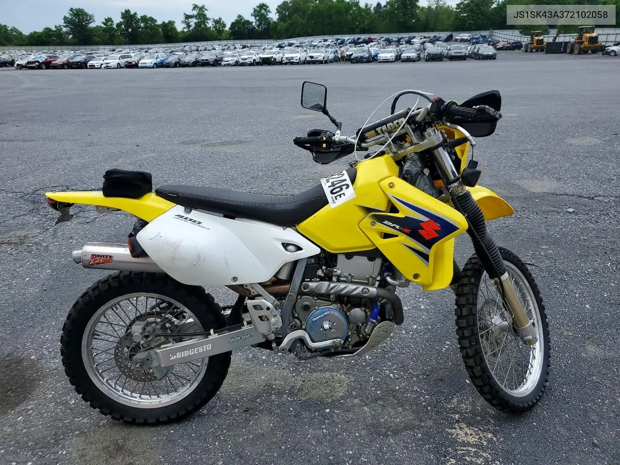 2007 Suzuki Dr-Z400 S VIN: JS1SK43A372102058 Lot: 57719246