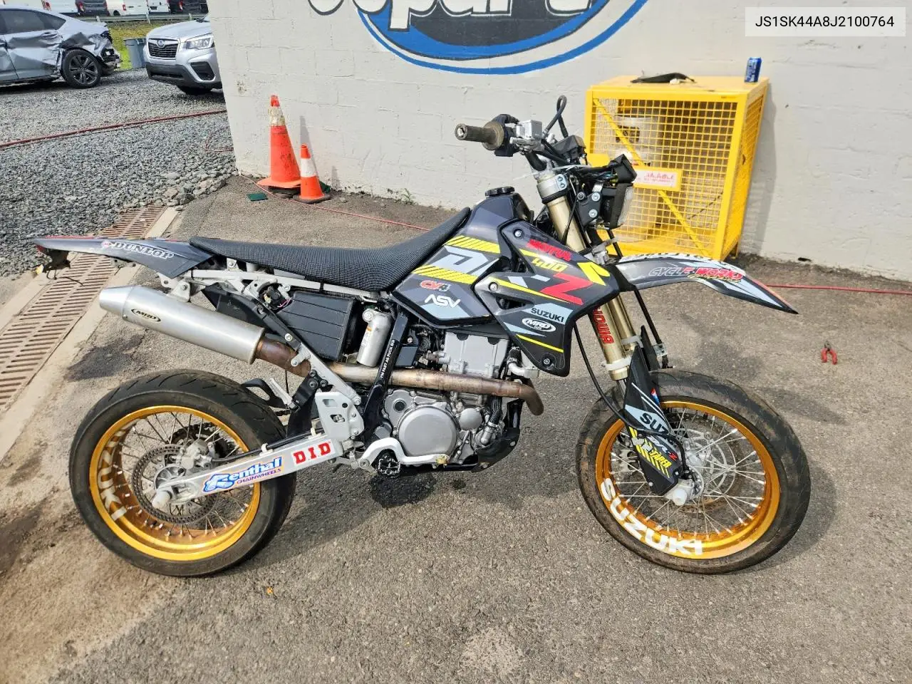 2018 Suzuki Dr-Z400 Sm VIN: JS1SK44A8J2100764 Lot: 58931676