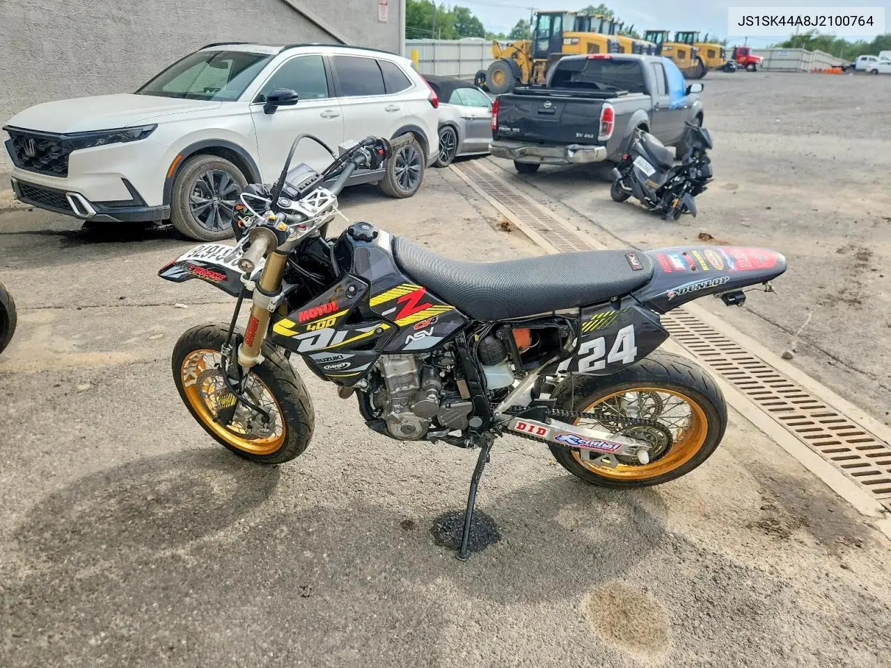 2018 Suzuki Dr-Z400 Sm VIN: JS1SK44A8J2100764 Lot: 58931676