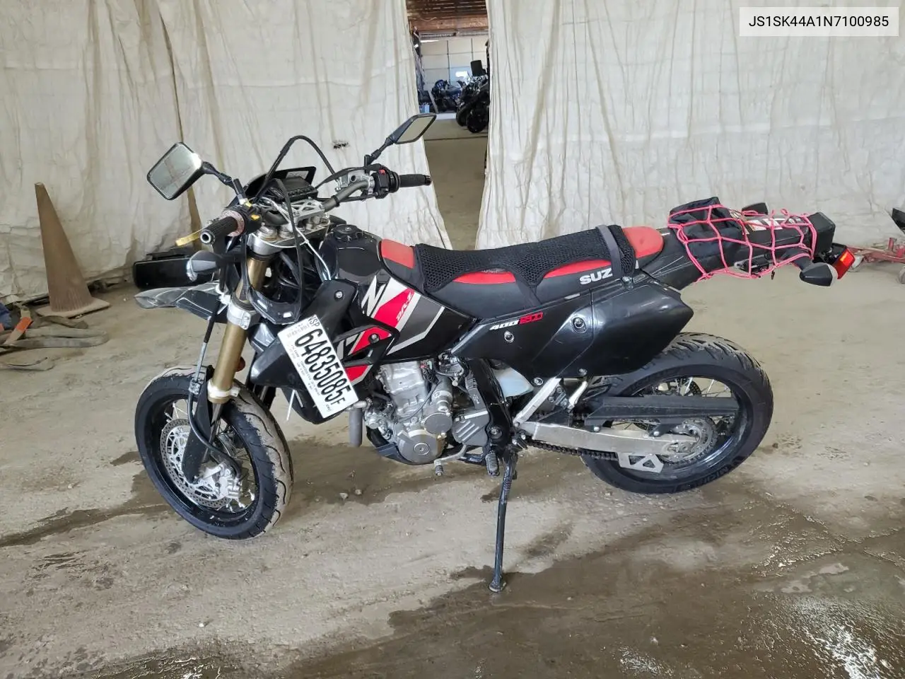 2022 Suzuki Dr-Z400 Sm VIN: JS1SK44A1N7100985 Lot: 64835085