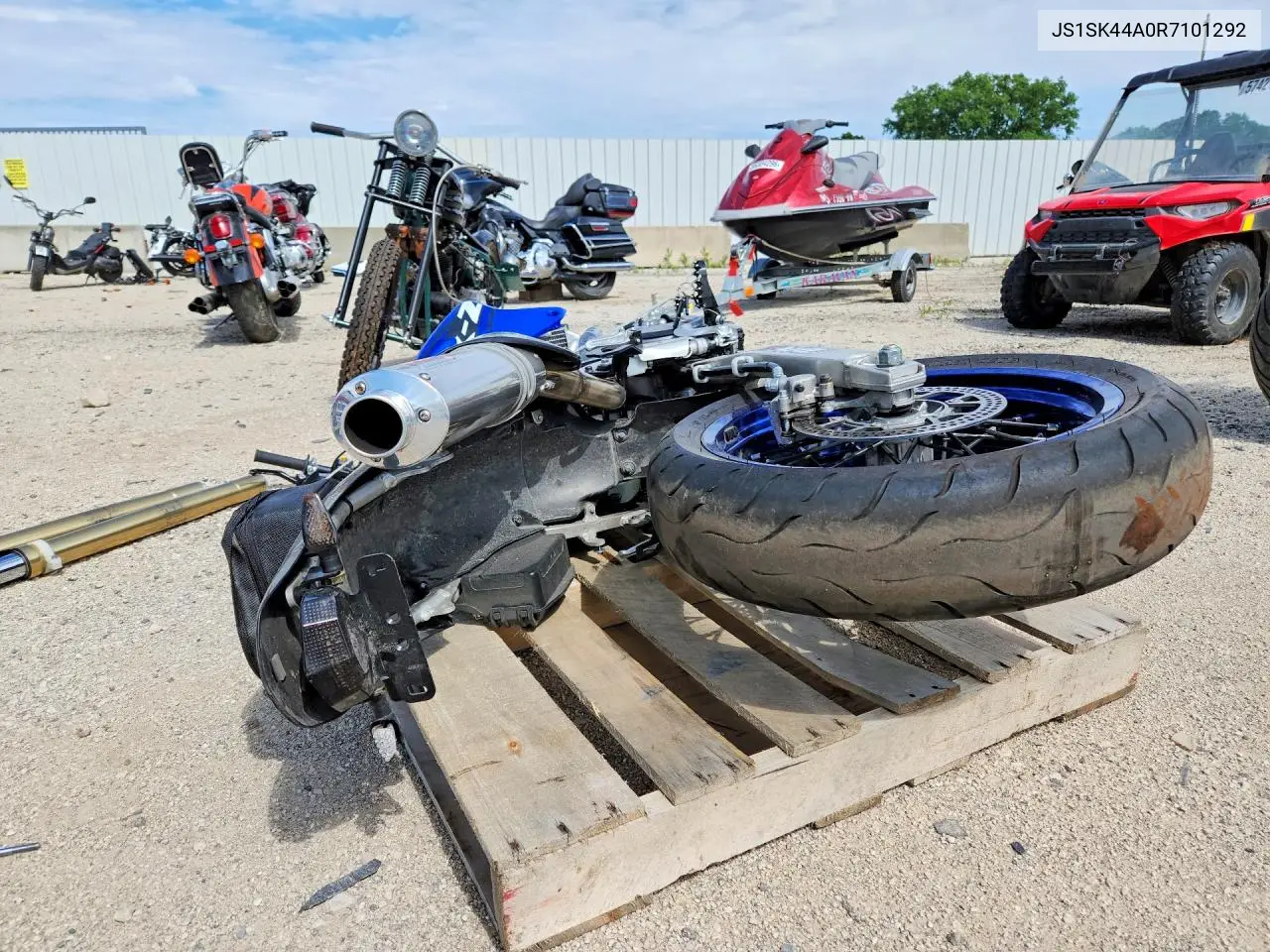 2024 Suzuki Dr-Z400 Sm VIN: JS1SK44A0R7101292 Lot: 58497436