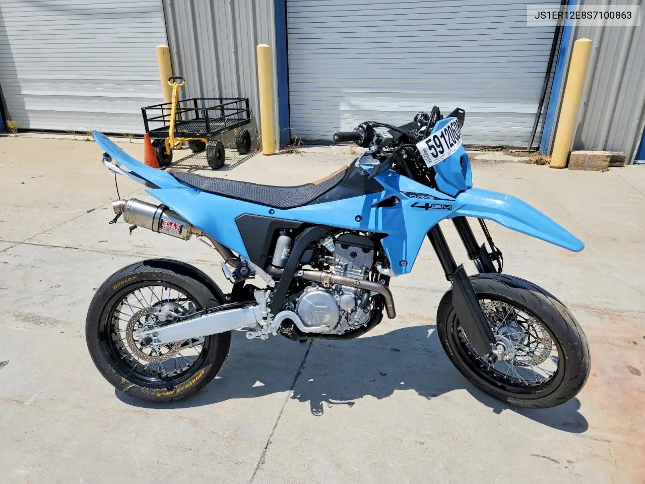2025 Suzuki Dr-Z400 Sm VIN: JS1ER12E8S7100863 Lot: 59120606