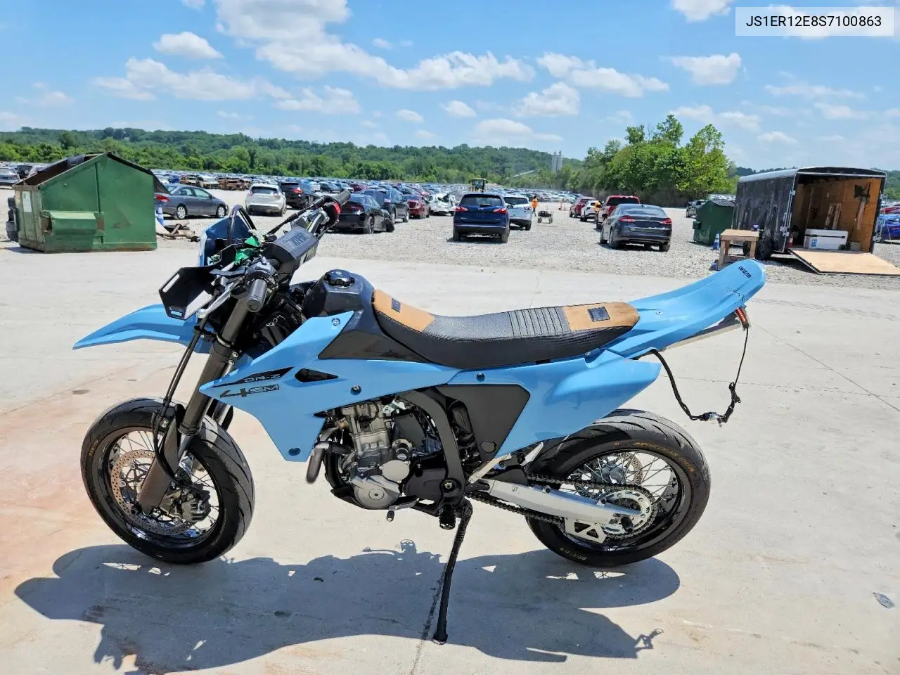 2025 Suzuki Dr-Z400 Sm VIN: JS1ER12E8S7100863 Lot: 59120606
