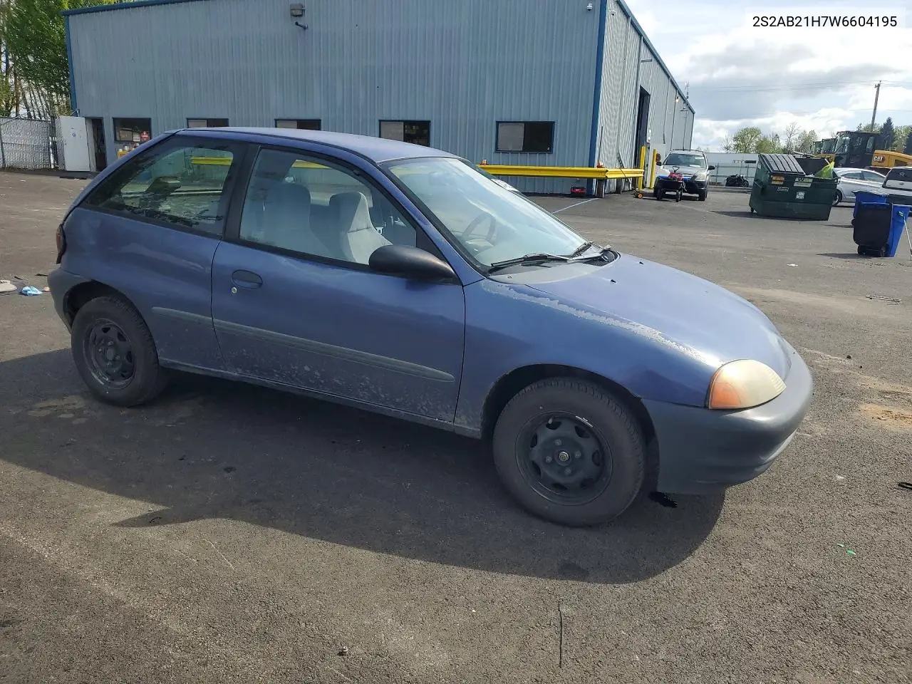 1998 Suzuki Swift Ga VIN: 2S2AB21H7W6604195 Lot: 50492226
