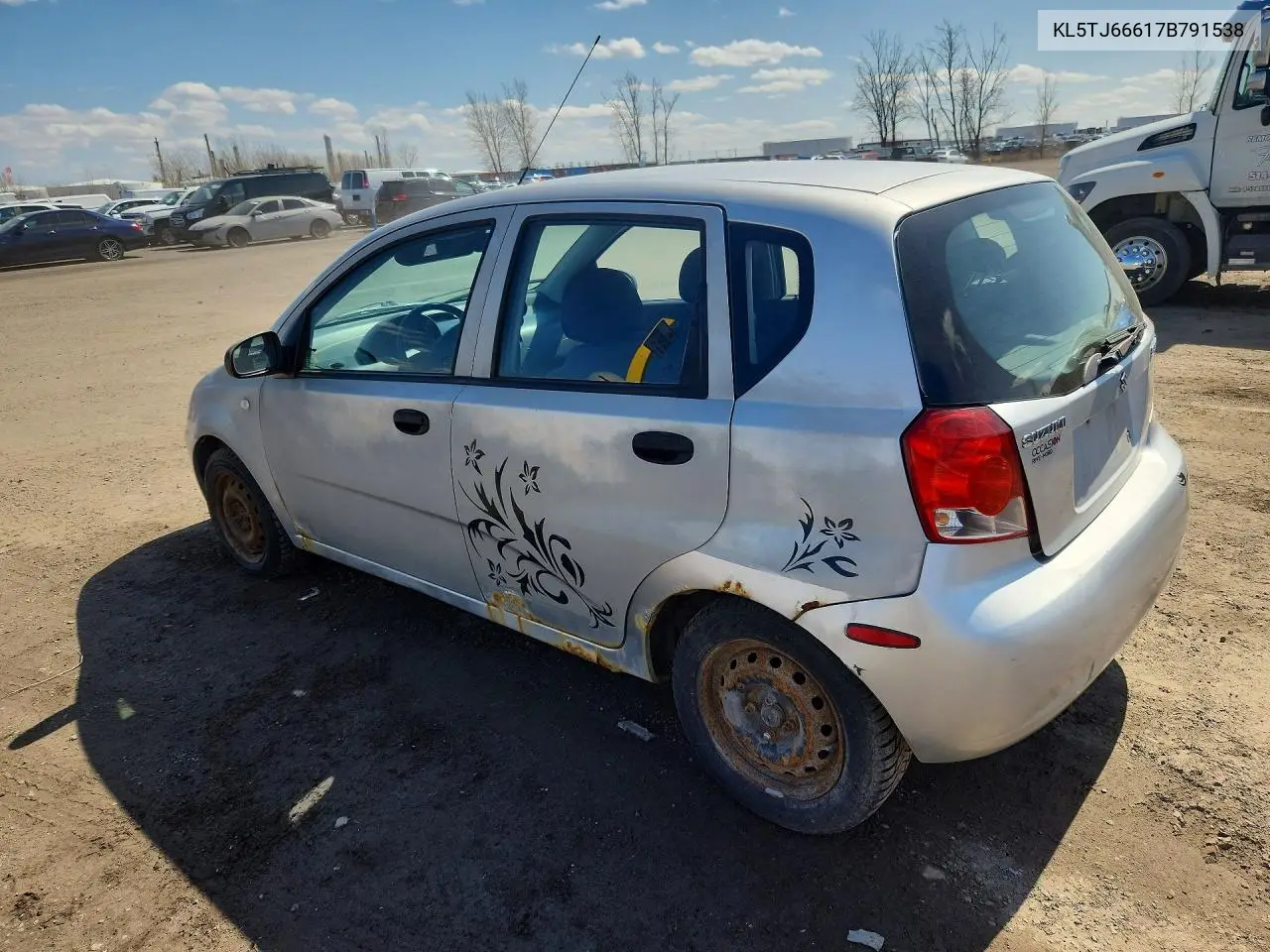 2007 Suzuki Swift VIN: KL5TJ66617B791538 Lot: 47193956
