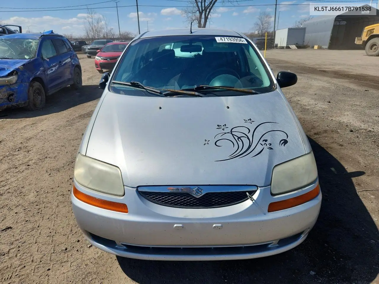 2007 Suzuki Swift VIN: KL5TJ66617B791538 Lot: 47193956
