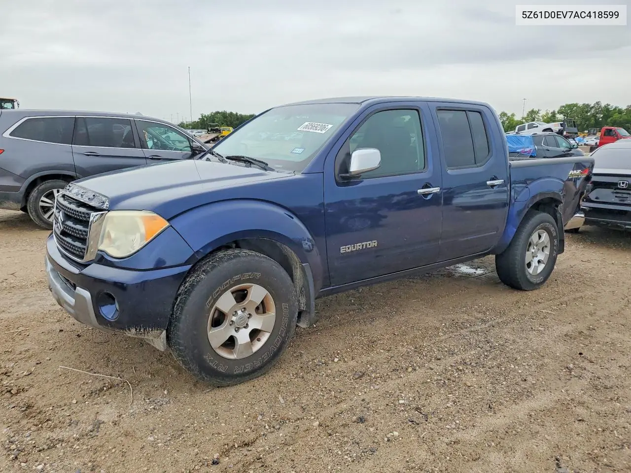 2010 Suzuki Equator Rmz-4 VIN: 5Z61D0EV7AC418599 Lot: 60569206