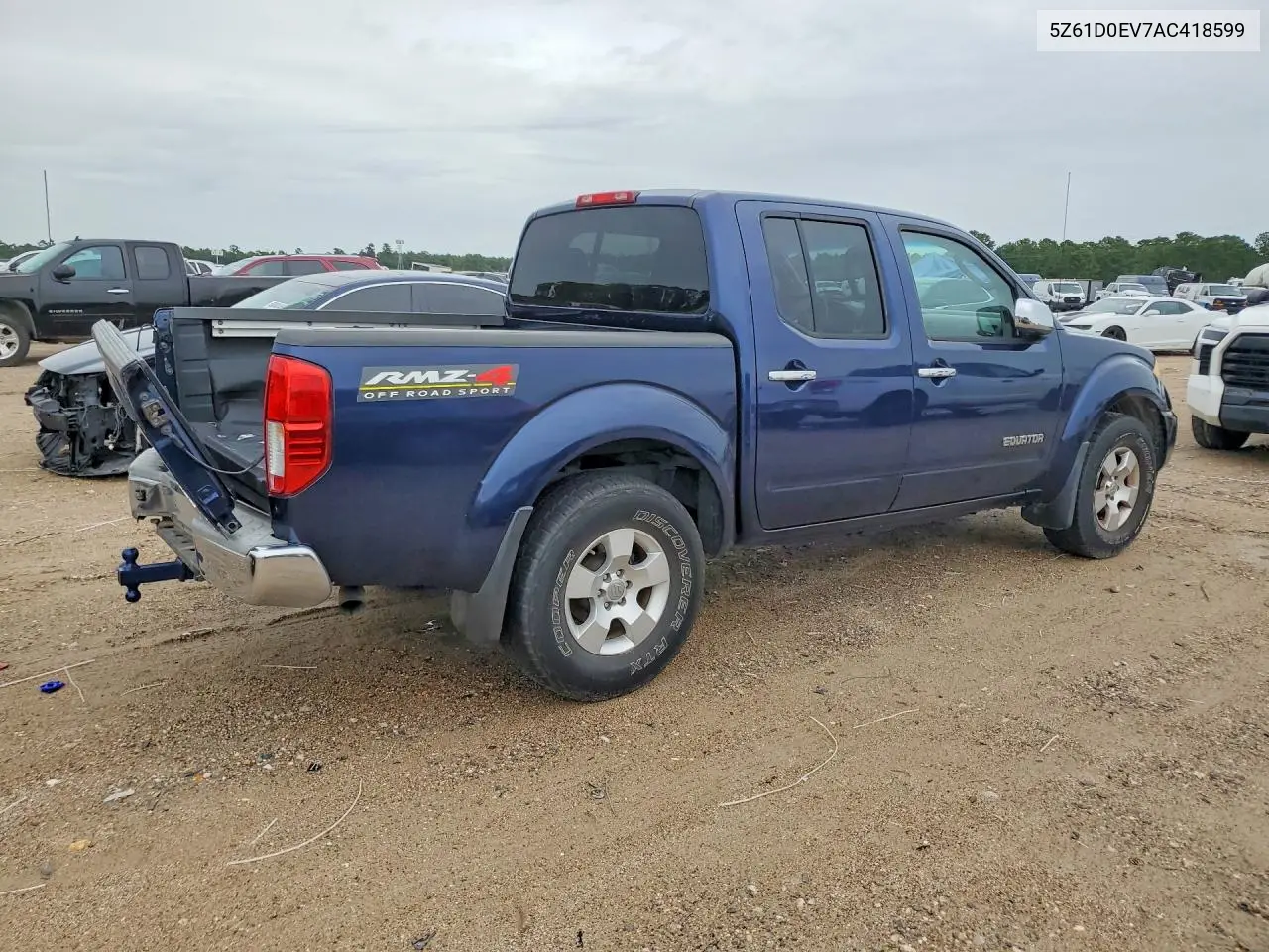 2010 Suzuki Equator Rmz-4 VIN: 5Z61D0EV7AC418599 Lot: 60569206