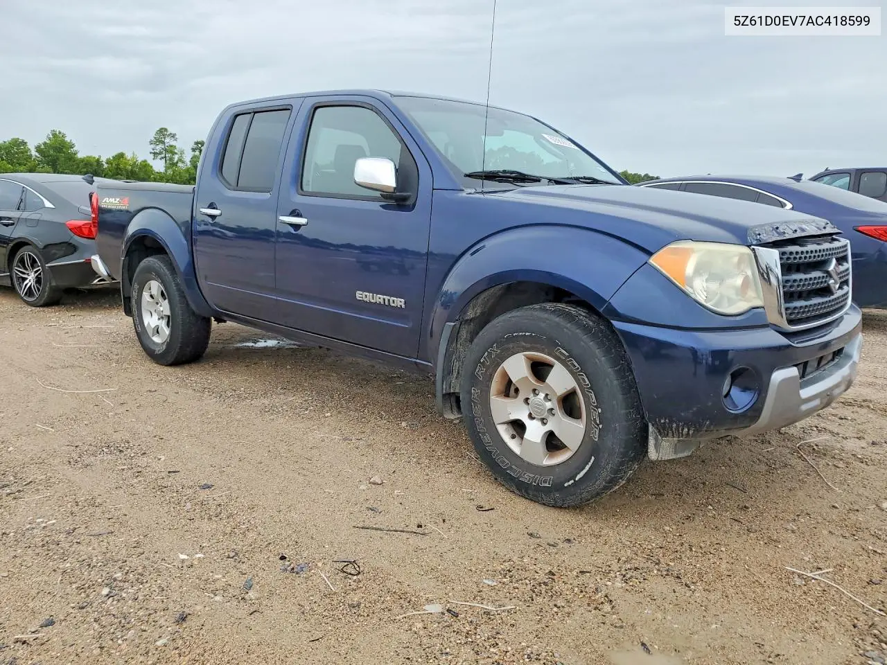 2010 Suzuki Equator Rmz-4 VIN: 5Z61D0EV7AC418599 Lot: 60569206