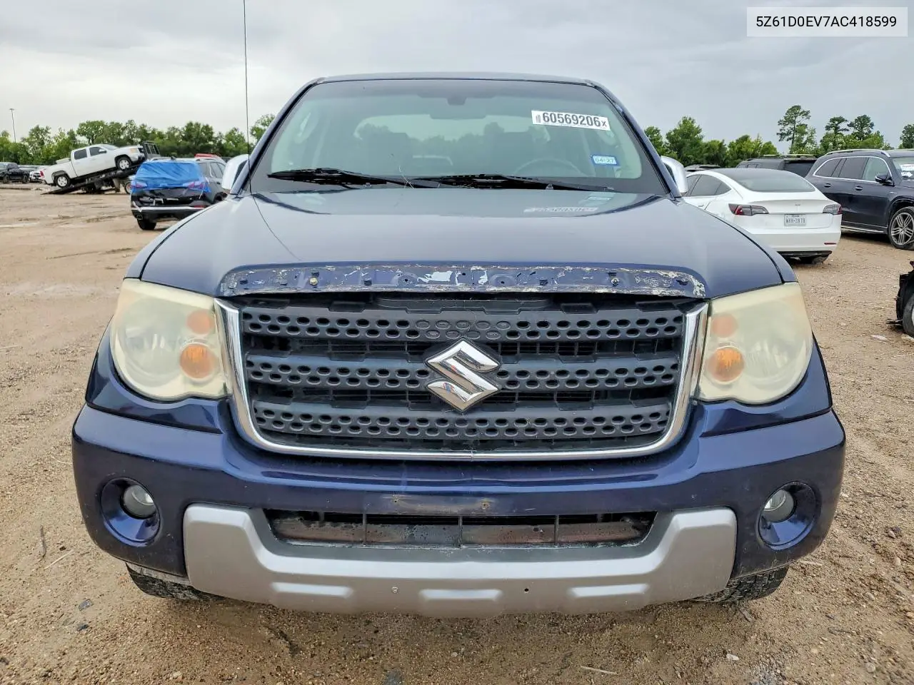 2010 Suzuki Equator Rmz-4 VIN: 5Z61D0EV7AC418599 Lot: 60569206