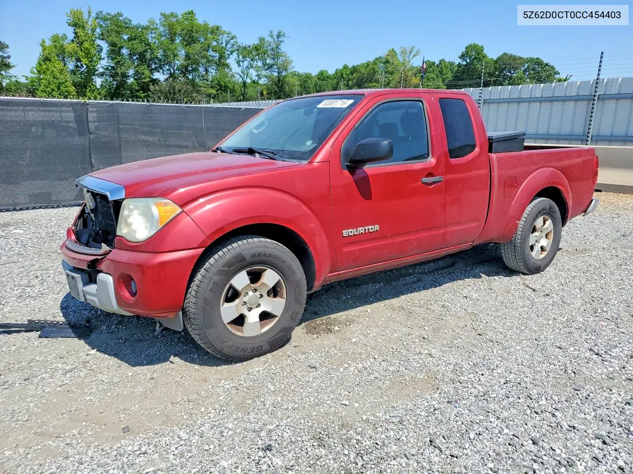 2012 Suzuki Equator Base VIN: 5Z62D0CT0CC454403 Lot: 53301716