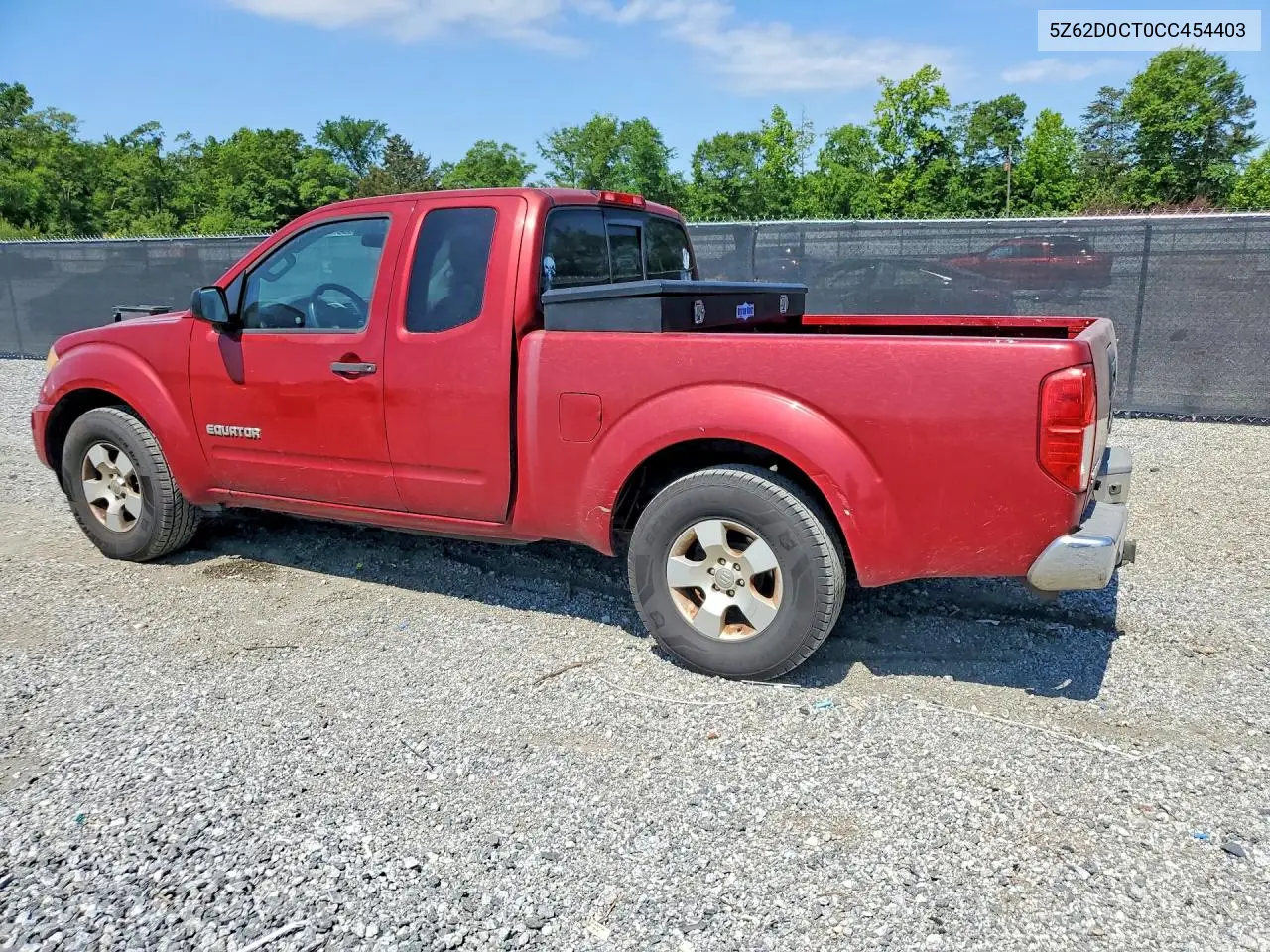 2012 Suzuki Equator Base VIN: 5Z62D0CT0CC454403 Lot: 53301716