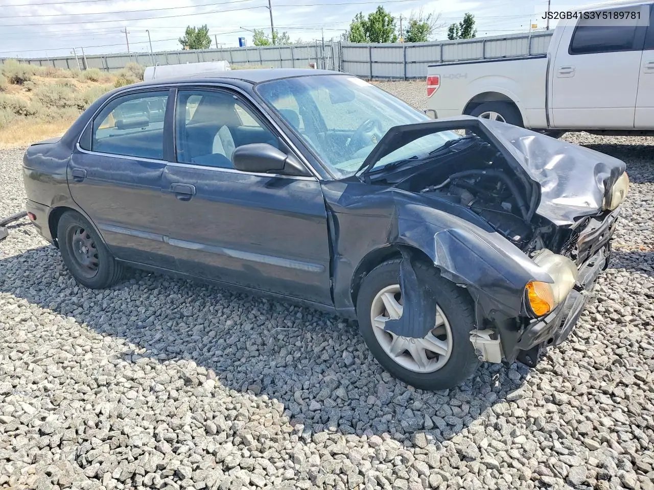 2000 Suzuki Esteem Gl VIN: JS2GB41S3Y5189781 Lot: 61759696