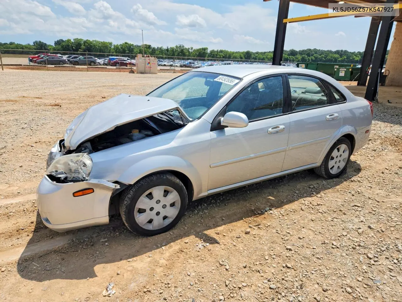 2007 Suzuki Forenza Base VIN: KL5JD56Z57K547927 Lot: 60492656