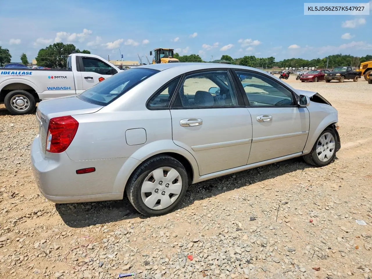 2007 Suzuki Forenza Base VIN: KL5JD56Z57K547927 Lot: 60492656