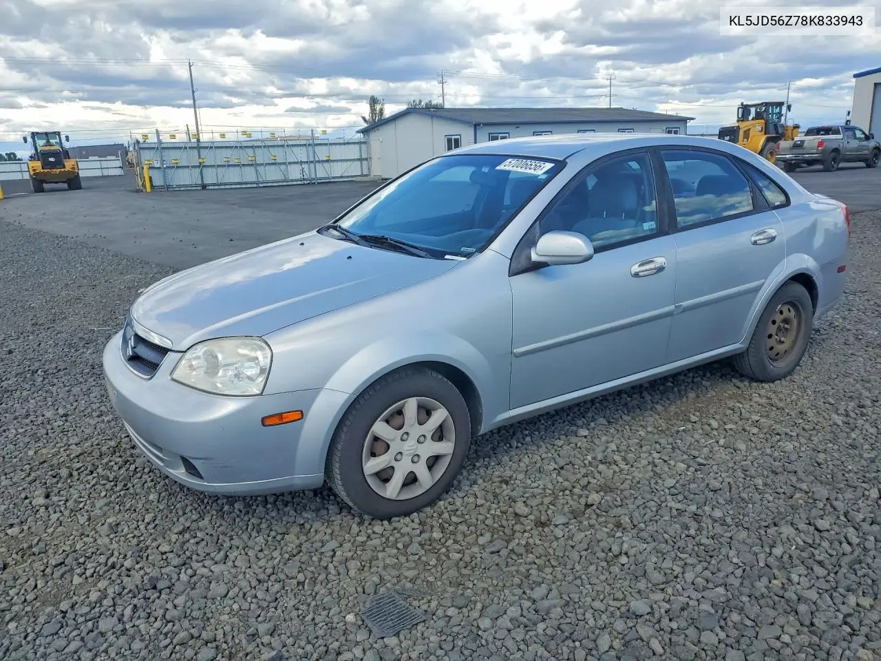 2008 Suzuki Forenza Base VIN: KL5JD56Z78K833943 Lot: 57006656