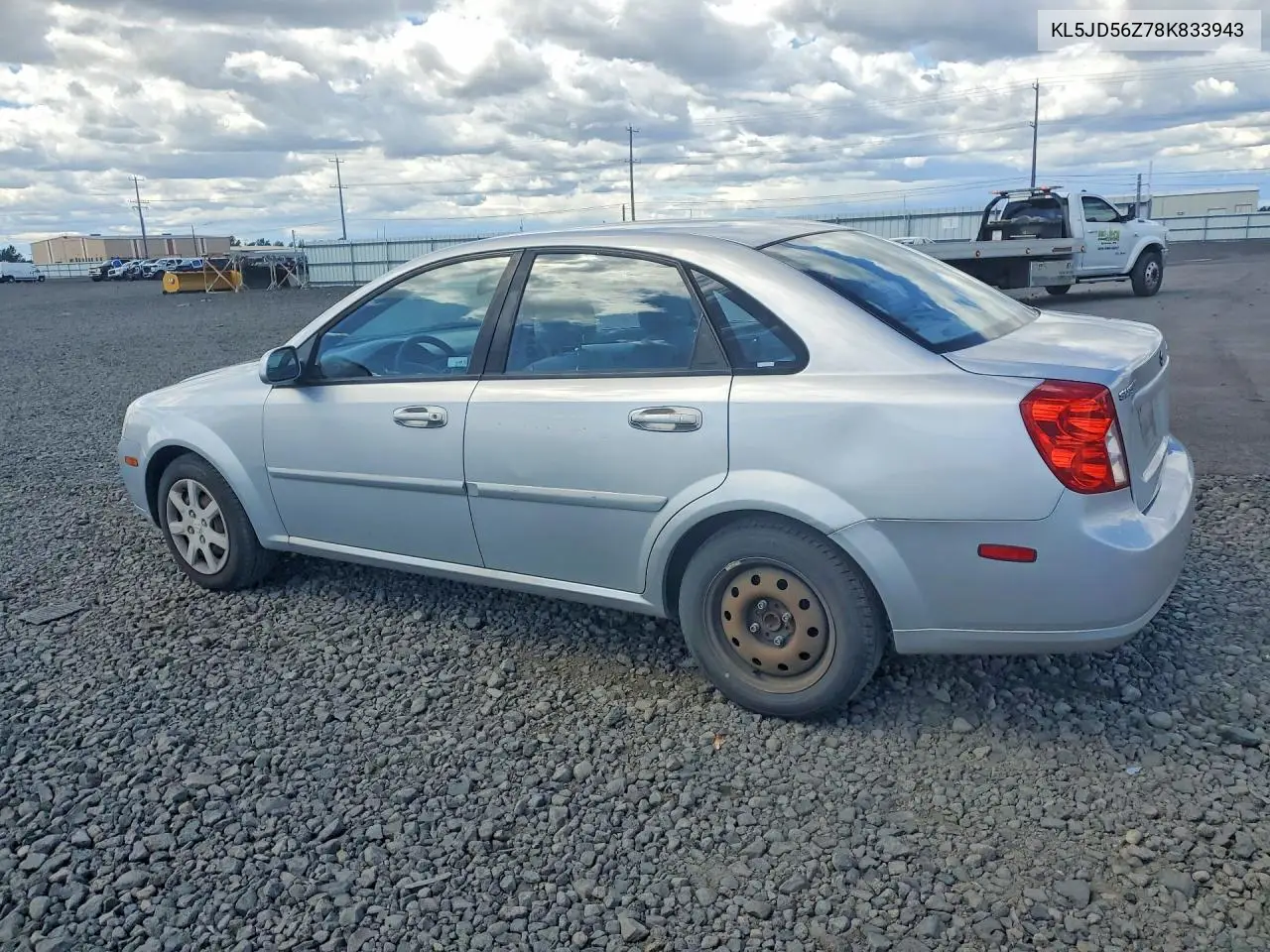 2008 Suzuki Forenza Base VIN: KL5JD56Z78K833943 Lot: 57006656