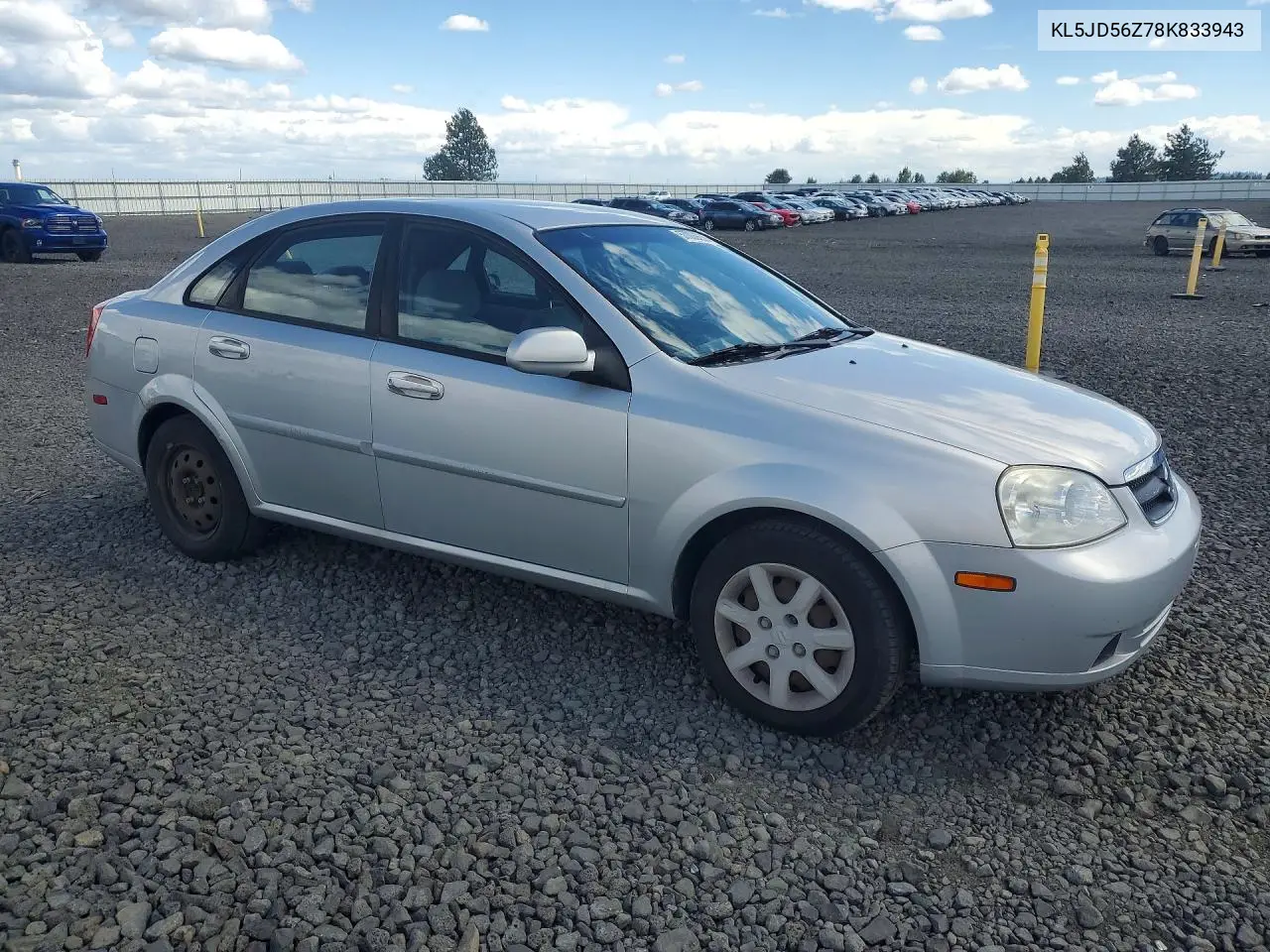 2008 Suzuki Forenza Base VIN: KL5JD56Z78K833943 Lot: 57006656