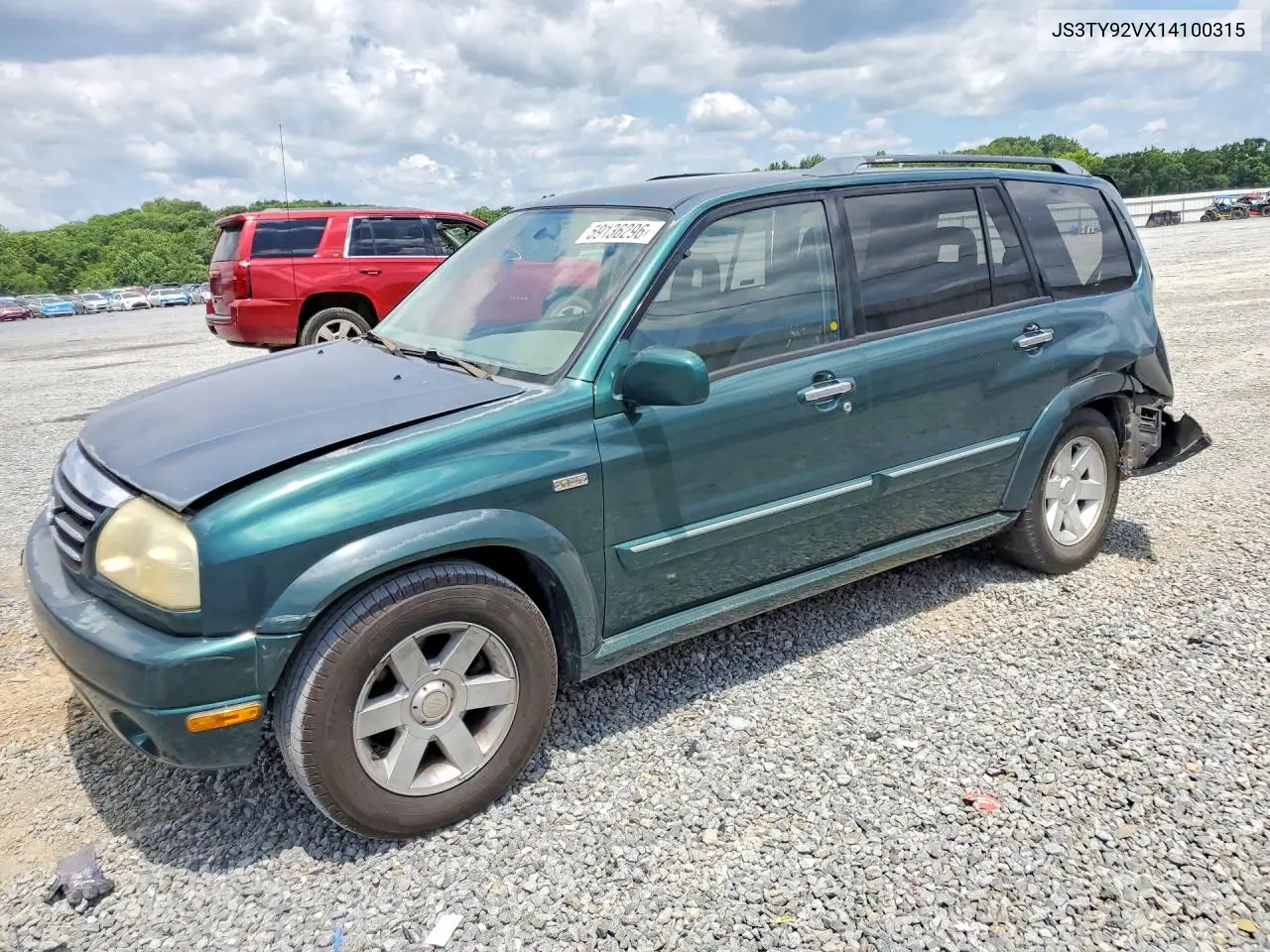 2001 Suzuki Grand Vitara Xl7 Touring VIN: JS3TY92VX14100315 Lot: 59136296