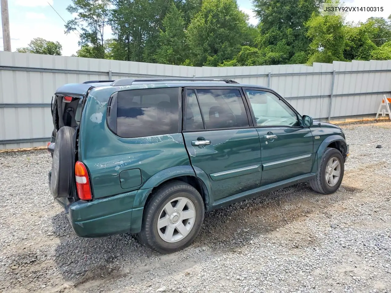 2001 Suzuki Grand Vitara Xl7 Touring VIN: JS3TY92VX14100315 Lot: 59136296