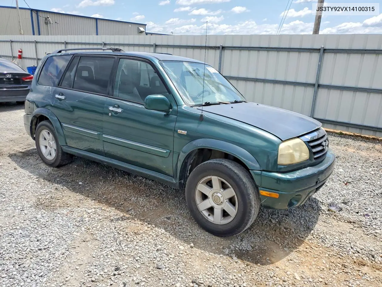 2001 Suzuki Grand Vitara Xl7 Touring VIN: JS3TY92VX14100315 Lot: 59136296