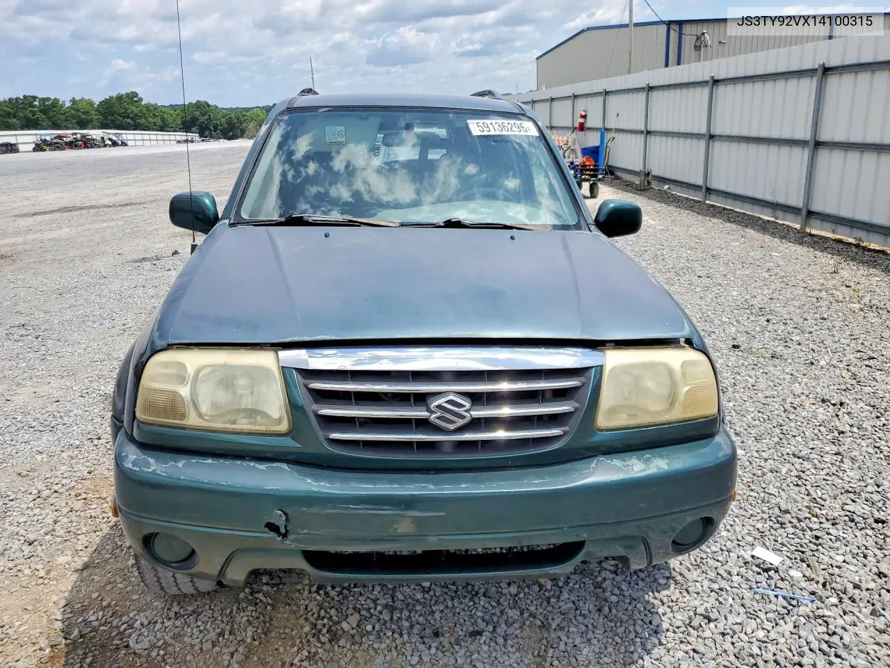 2001 Suzuki Grand Vitara Xl7 Touring VIN: JS3TY92VX14100315 Lot: 59136296