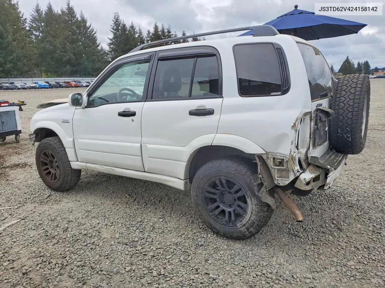 2002 Suzuki Grand Vitara Jlx Limited VIN: JS3TD62V424158142 Lot: 50774086