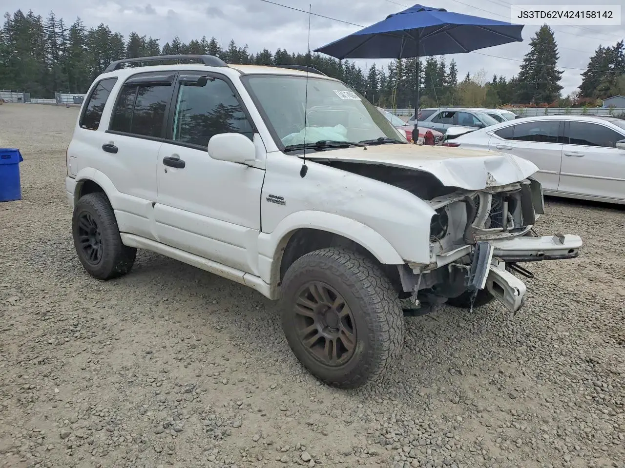 2002 Suzuki Grand Vitara Jlx Limited VIN: JS3TD62V424158142 Lot: 50774086