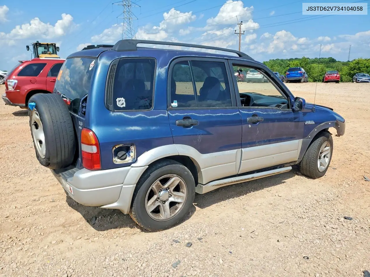2003 Suzuki Grand Vitara Jlx Limited VIN: JS3TD62V734104058 Lot: 59899806