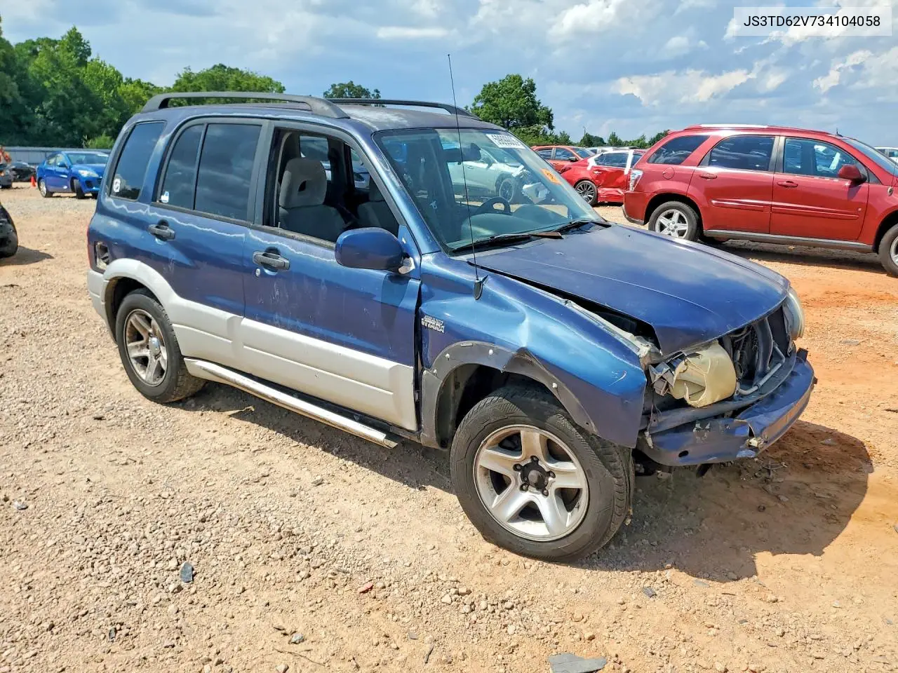 2003 Suzuki Grand Vitara Jlx Limited VIN: JS3TD62V734104058 Lot: 59899806