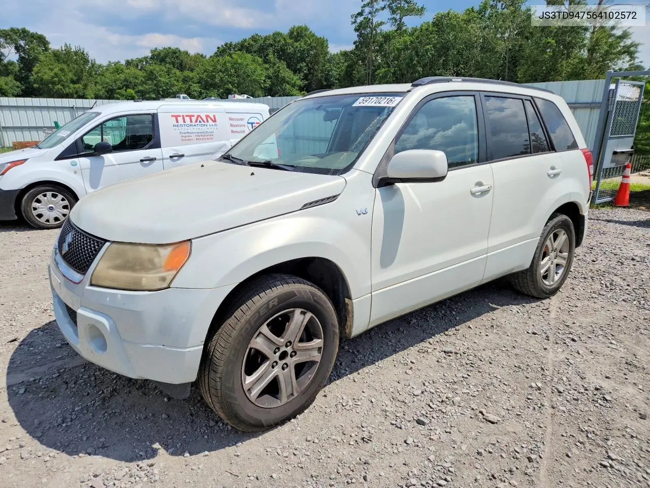 2006 Suzuki Grand Vitara Luxury VIN: JS3TD947564102572 Lot: 59170216