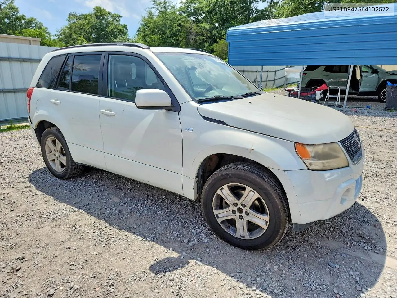 2006 Suzuki Grand Vitara Luxury VIN: JS3TD947564102572 Lot: 59170216