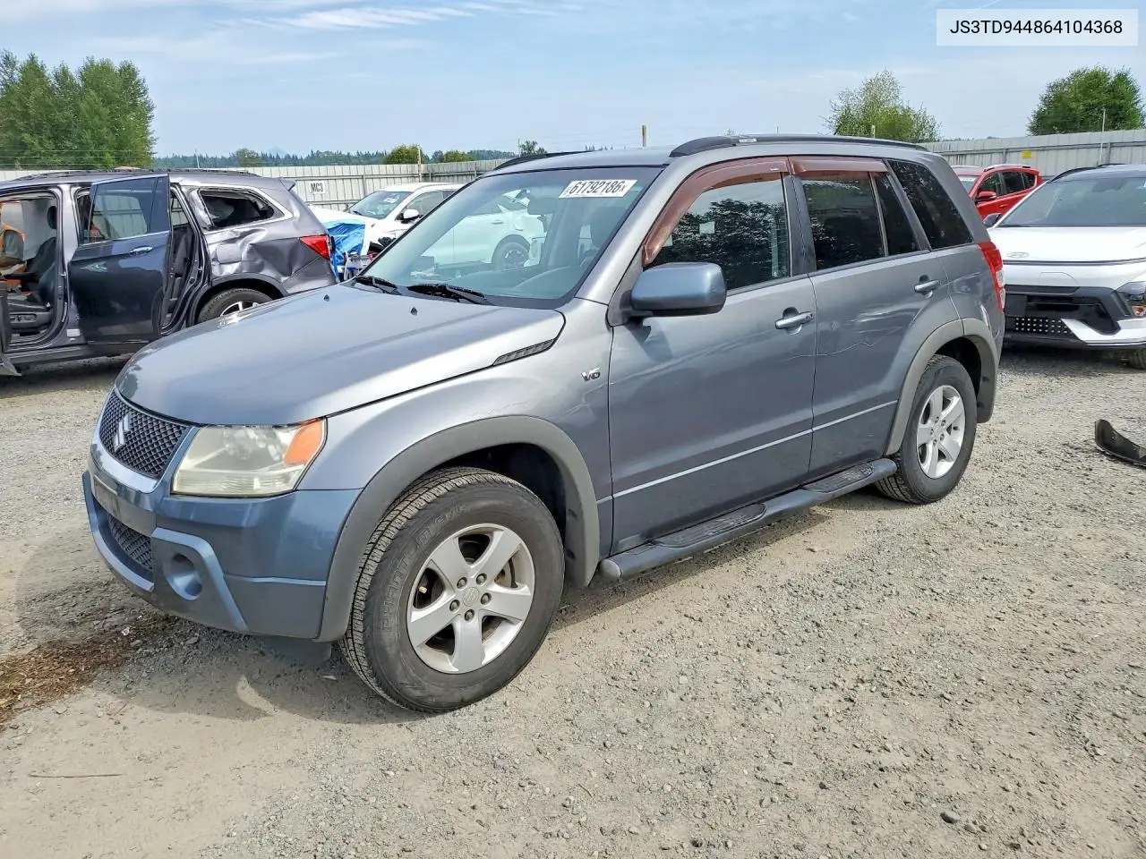 2006 Suzuki Grand Vitara Xsport VIN: JS3TD944864104368 Lot: 61792186