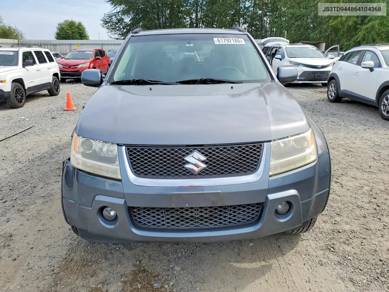 2006 Suzuki Grand Vitara Xsport VIN: JS3TD944864104368 Lot: 61792186