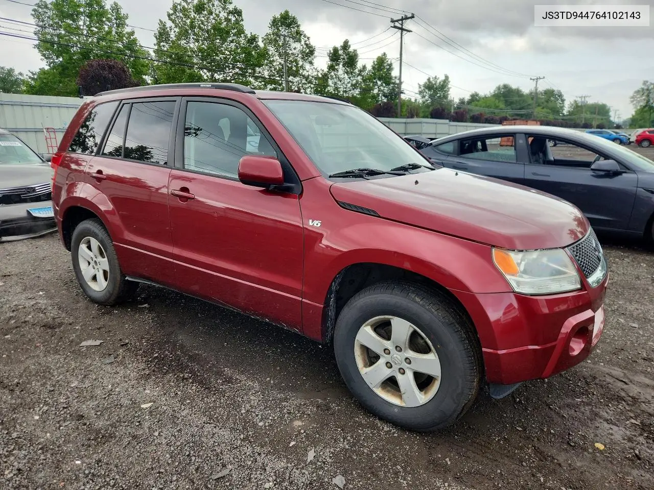 2006 Suzuki Grand Vitara Xsport VIN: JS3TD944764102143 Lot: 61830906