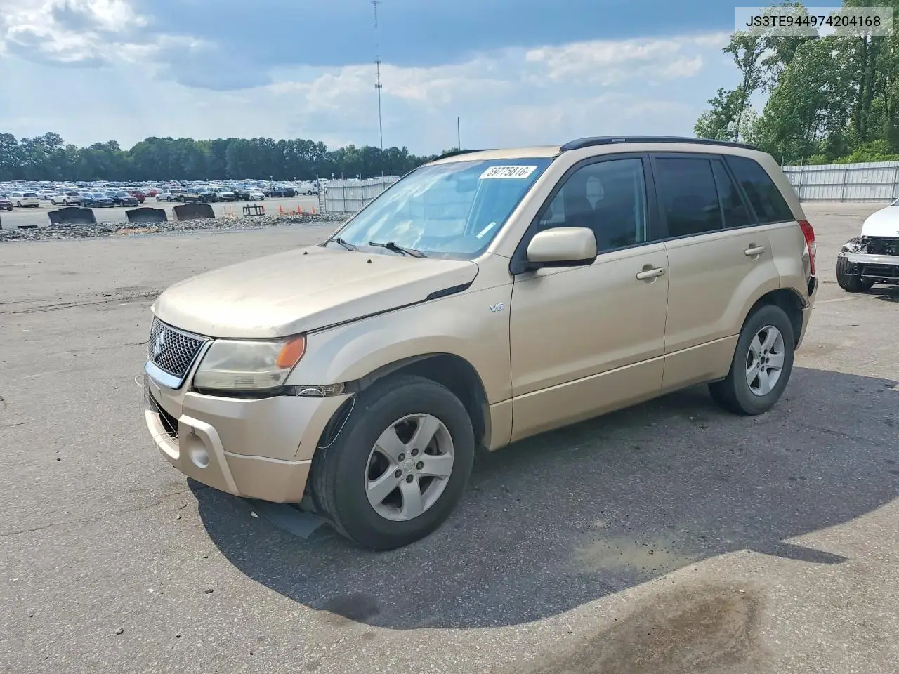 2007 Suzuki Grand Vitara Xsport VIN: JS3TE944974204168 Lot: 59775816