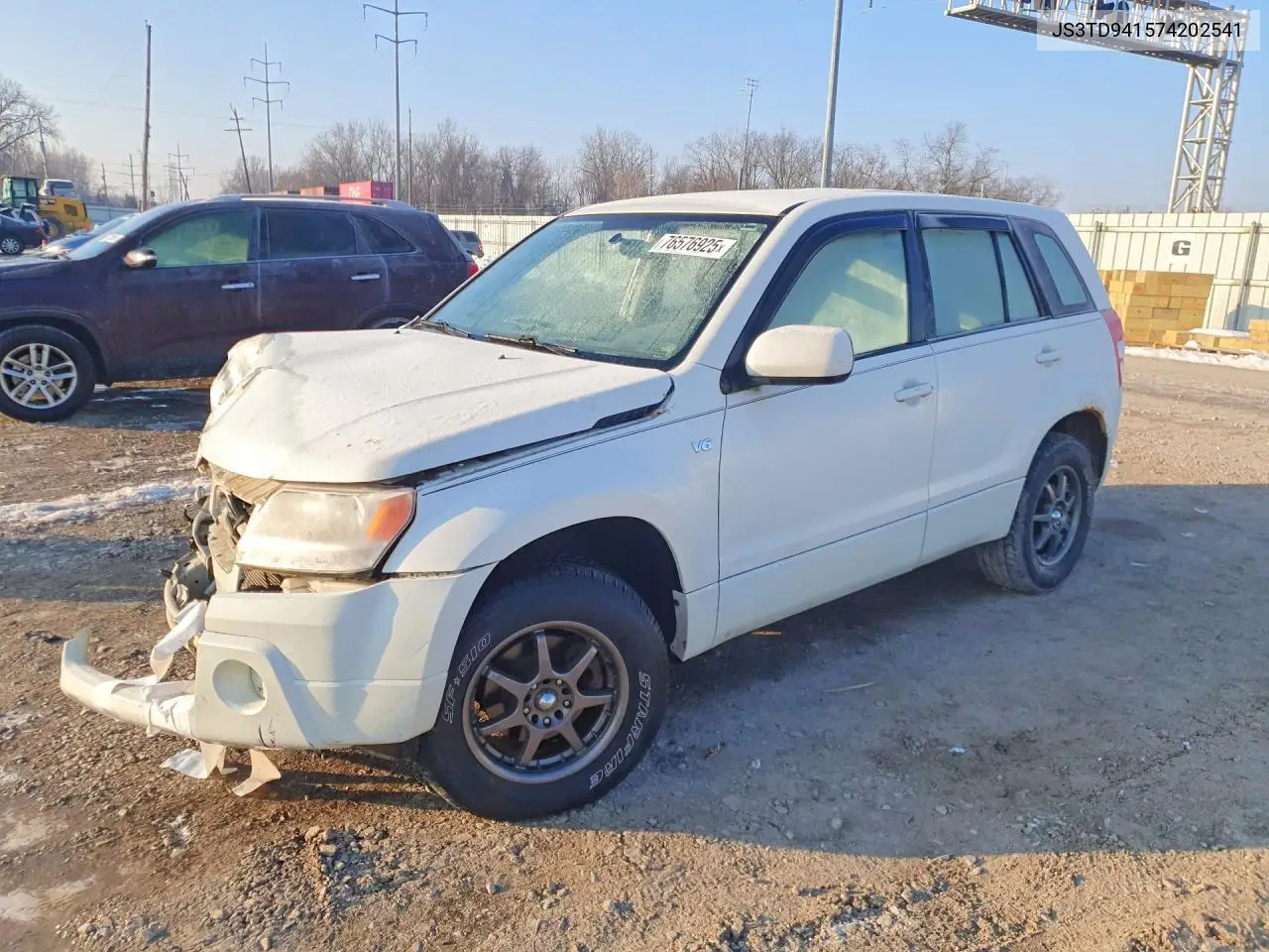 2007 Suzuki Grand Vitara VIN: JS3TD941574202541 Lot: 76576925