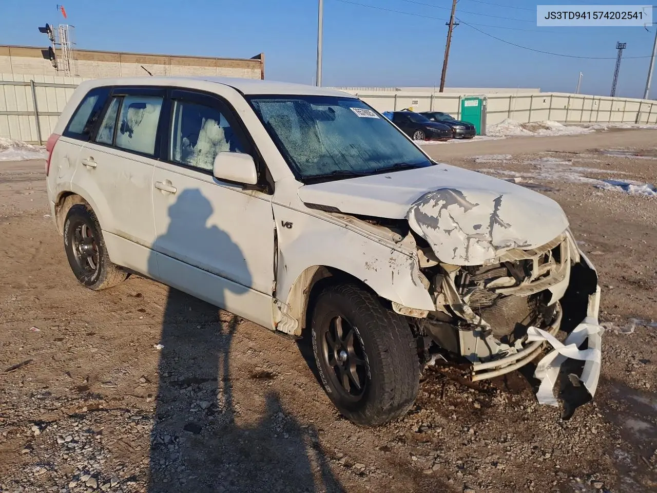 2007 Suzuki Grand Vitara VIN: JS3TD941574202541 Lot: 76576925