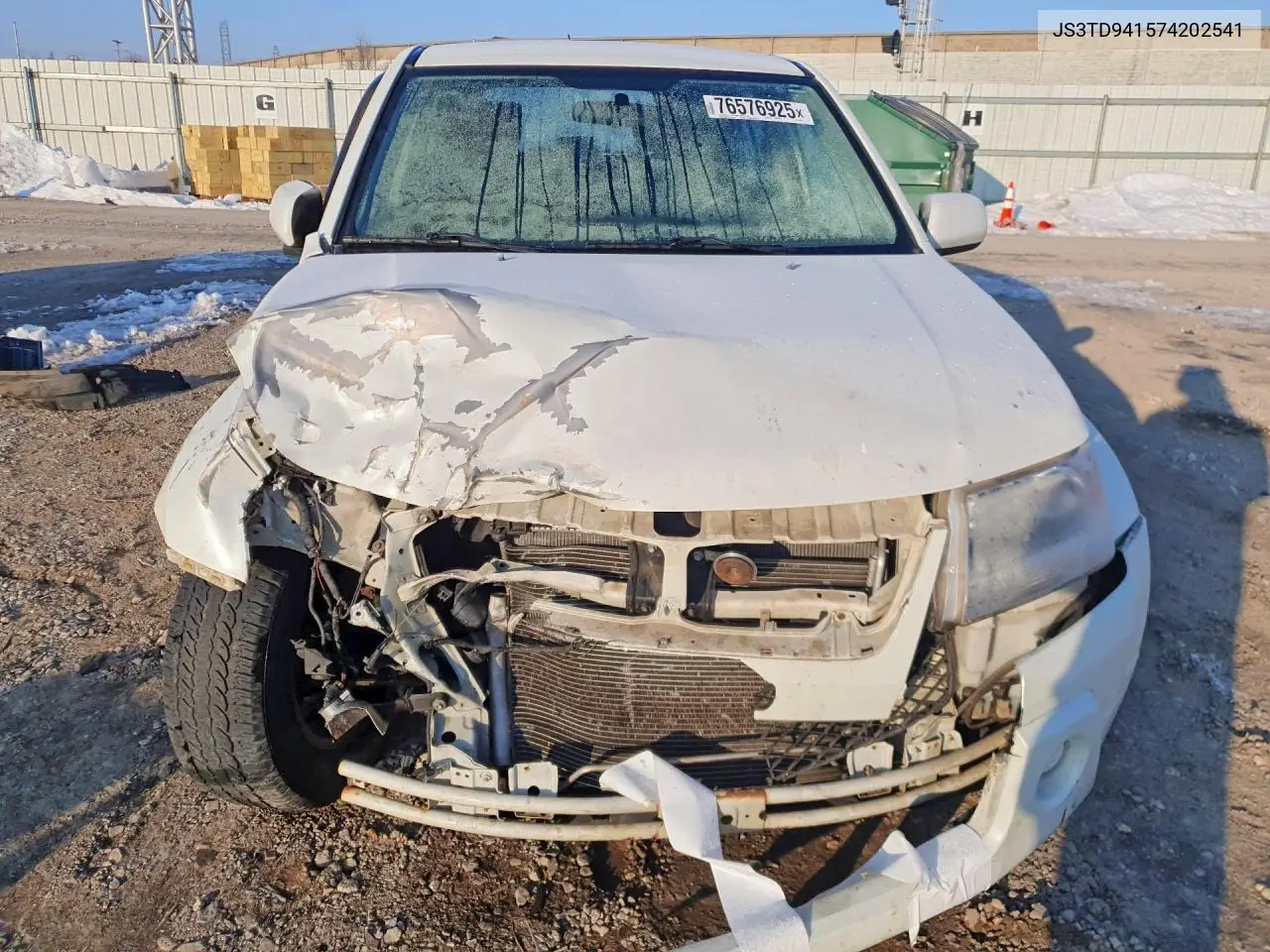 2007 Suzuki Grand Vitara VIN: JS3TD941574202541 Lot: 76576925